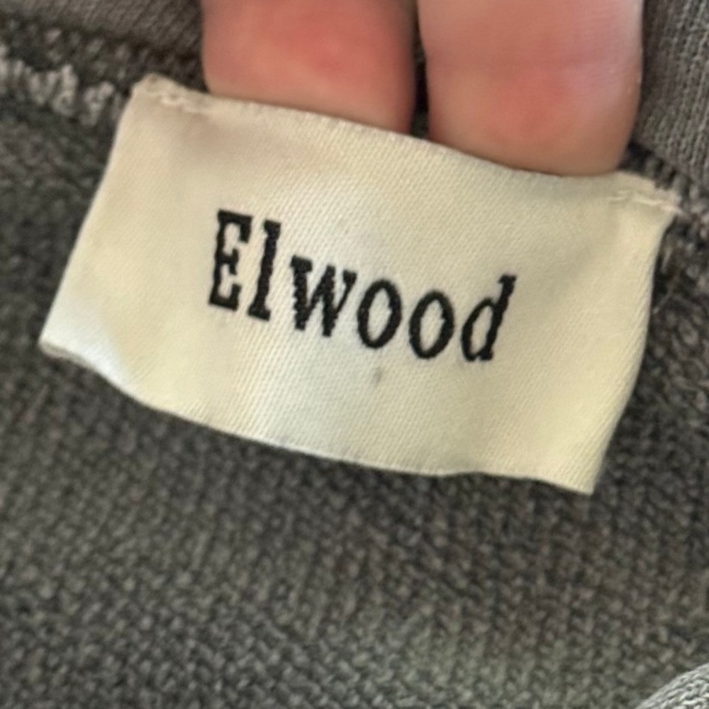 Elwood Women Hoodie XL Charcoal Grey Organic Cotton Oversized Streetwear lounge - Picture 6 of 8